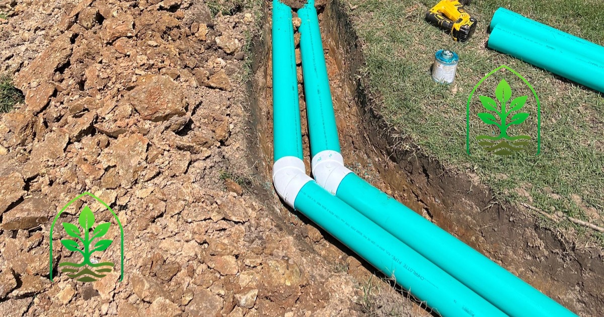 Drainage improvement: redirecting runoff away from foundation