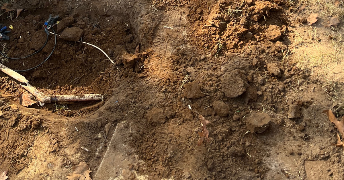 Sprinkler troubleshooting in a Williamson GA yard